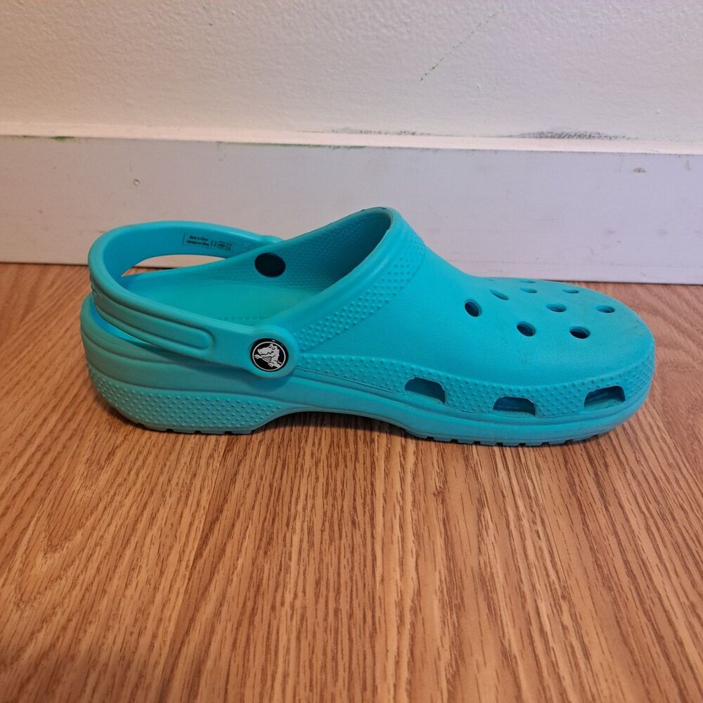 Crocs Classic Clog Color Venetian Blue Unisex Men’s 6 Womens 8 Light Weight - Picture 4 of 6